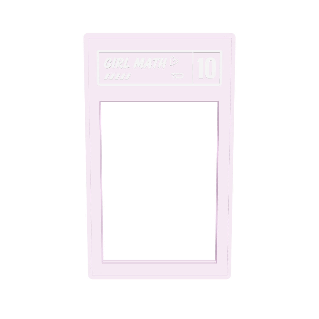 The Toploader Slab "Girl Math <3"